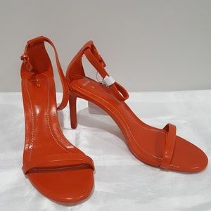 Bershka Orange Sandals 7.5